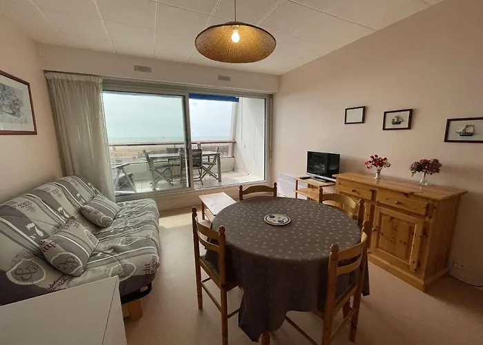 דירה Appart. 2 Pieces A 100m De La Plage, 4 Couchages, Parking, Lave-vaisselle, Animaux Admis - Fr-1-224c-133 סן ז'אן דה מון