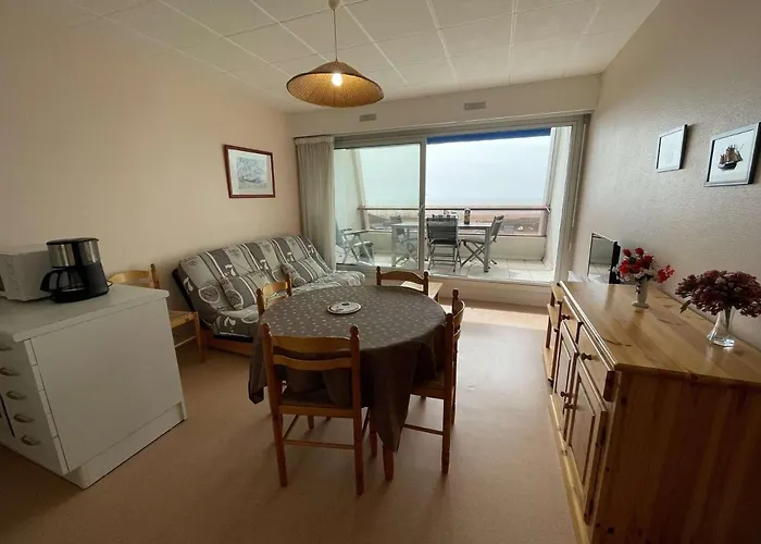 Appart. 2 Pieces A 100m De La Plage, 4 Couchages, Parking, Lave-vaisselle, Animaux Admis - Fr-1-224c-133 דירה *