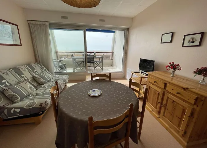 아파트 Appart. 2 Pieces A 100m De La Plage, 4 Couchages, Parking, Lave-vaisselle, Animaux Admis - Fr-1-224c-133 생장드몽